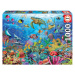 Puzzle Tropical Fantasy Turtles Educa 1000 dielov a Fix lepidlo