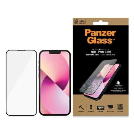Ochranné sklo PanzerGlass E2E Privacy iPhone 13 Mini 5,4" Case Friendly Microfracture AntiBacter