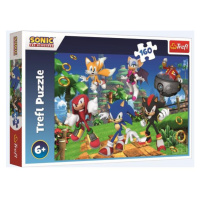 Trefl Puzzle 160 dielikov - Sonic a priatelia/Sonic The Hedgehog