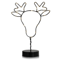 LED Svetelná dekorácia Reindeer čierna