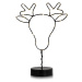 LED Svetelná dekorácia Reindeer čierna