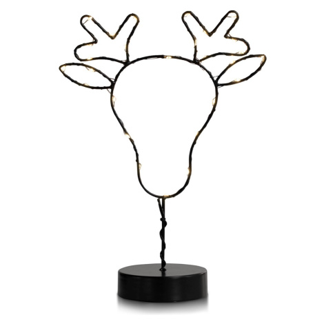 LED Svetelná dekorácia Reindeer čierna DecoKing