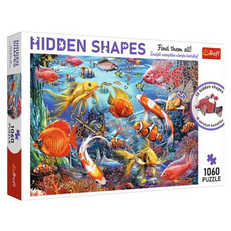 Trefl Puzzle 1000 Hidden Shapes - Život pod vodou
