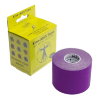 KINE-MAX Super-pro cotton kinesiology tape fialová tejpovacia páska 5 cm x 5 m 1 ks