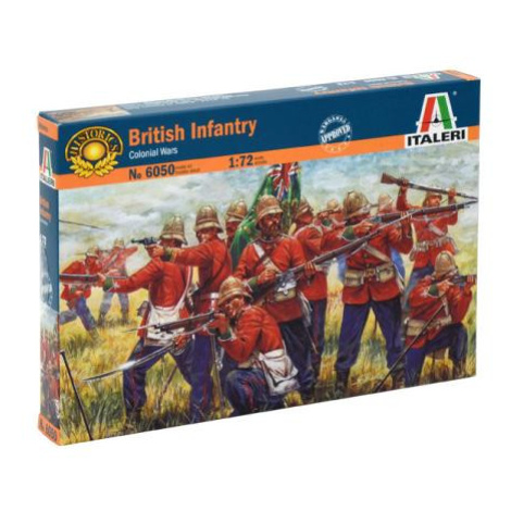 Model Kit figurky 6050 - ZULU WARS - BRITISH INFANTRY (1:72)