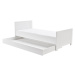 Biela detská posteľ 90x200 cm Blanco – Pinio
