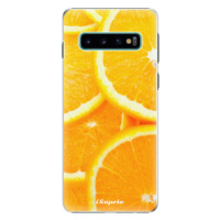 Plastové puzdro iSaprio - Orange 10 - Samsung Galaxy S10