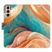 Flipové puzdro iSaprio - Blue and Orange - Samsung Galaxy S21