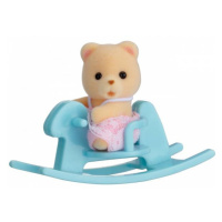 Sylvanian family Baby príslušenstvo - medvedík na hojdacom koni