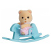 Sylvanian family Baby príslušenstvo - medvedík na hojdacom koni