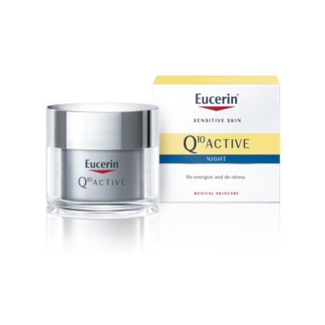 Eucerin Q10 Active regeneračný nočný krém proti vráskam pre všetky typy citlivej pleti 50 ml