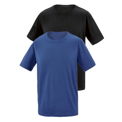PARKSIDE® Pánske tričko, 2 kusy (XXL (60/62), čierna/modrá)