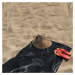 Čierno-biela plážová osuška 90x180 cm Jellyfish - DecoKing