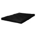 Čierny stredne tvrdý futónový matrac 140x200 cm Coco – Karup Design