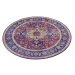 Kusový koberec Asmar 104000 Plum/Red kruh - 160x160 (průměr) kruh cm Nouristan - Hanse Home kobe