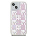 DKNY Liquid Glitter Checkered Pattern Apple iPhone 15 DKHCP15SLCPEPP Pink