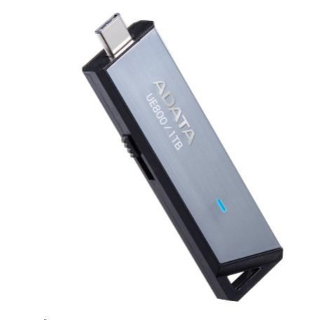 ADATA Flash Disk 1TB UE800, USB 3.2 USB-C, Elite drive, šedá kov čierna plast