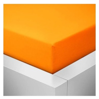 Chanar plachta jersey do postieľky – 70 × 140 oranžová