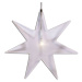 Priehľadná LED hviezda – dekoračná lampa Karla
