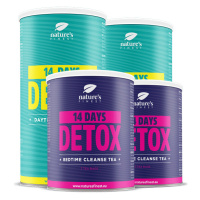 Detox Tea Box | 2+2 | Bylinkový čaj na chudnutie a detoxikáciu | Mate, Fenikel, Sladovina, Lopúc