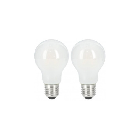 Xavax LED Filament žiarovka, E27, 806 lm (nahrádza 60 W), teplá biela, matná, 2 ks v škatuľke