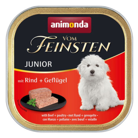 Animonda Vom Feinsten Puppy hovädzie a hydina 11 x 150 g