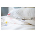 Biele bavlnené obliečky na jednolôžko 140x200 cm LP Dita Graffiti Heart – Cotton House