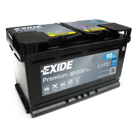 EXIDE Premium 90Ah Autobatéria 12V, 720A, EA900