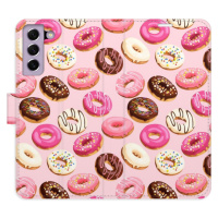 Flipové puzdro iSaprio - Donuts Pattern 03 - Samsung Galaxy S21 FE 5G