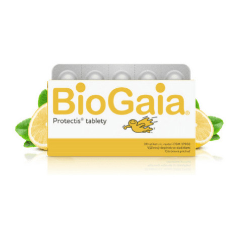 BIOGAIA Protectis s príchuťou citrón 10 tabliet