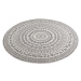 Kusový koberec Twin Supreme 103858 Grey / Cream Rozmery koberca: 200x200 kruh