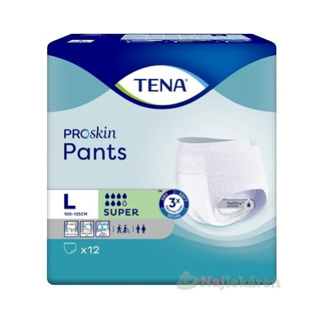 TENA Pants Super L naťahovacie inkontinenčné nohavičky 12ks