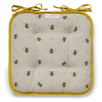 Béžovo-žltý bavlnený sedák Cooksmart ® Bumble Bees