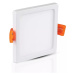 Mini LED panel štvorcový Frameless zapustený 15W, 6000K, 1500lm, VT-1515 (V-TAC)