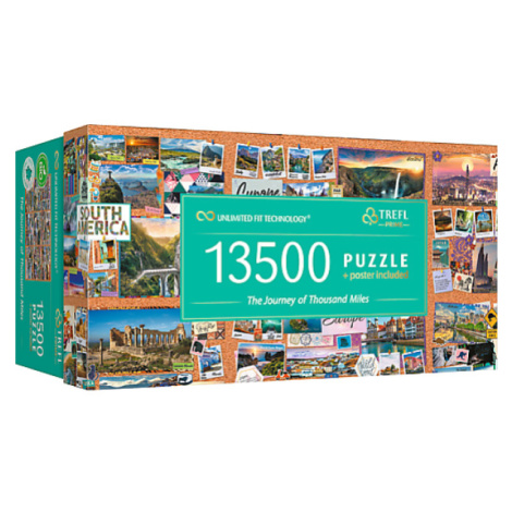 Trefl Puzzle 13500 UFT - Cesta tisícich míľ