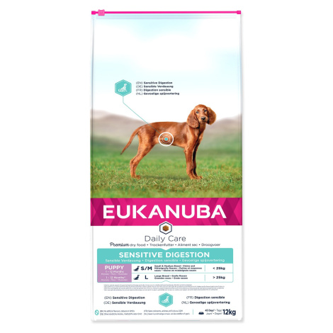 Krmivo EUKANUBA Daily Care Puppy Sensitive Digestion 12kg