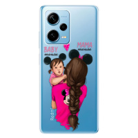 Odolné silikónové puzdro iSaprio - Mama Mouse Brunette and Girl - Xiaomi Redmi Note 12 Pro+ 5G