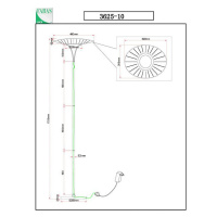 LED stojacia lampa Vela, biela/priehľadná, 175 cm, akryl, stmievač