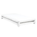 Benlemi Jednolôžková posteľ JAPA Zvoľte farbu: Biela, Zvoľte rozmer: 120 x 200 cm