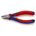 KNIPEX Kliešte cvikacie bočné pre elektromechanikov 7612125