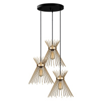 Kovové závesné svietidlo v zlatej farbe ø 34 cm Izmir – Squid Lighting