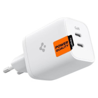 Sieťový nabíjací adaptér, 65 W, 2 x zásuvka USB typu C, rýchle nabíjanie, PD, GaN, Spigen PowerA