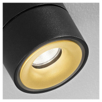 Egger Clippo Duo bodové LED, čierno-zlatá, 3 000 K