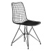 Čierne kovové jedálenské stoličky v súprave 2 ks Tivoli – Kalune Design