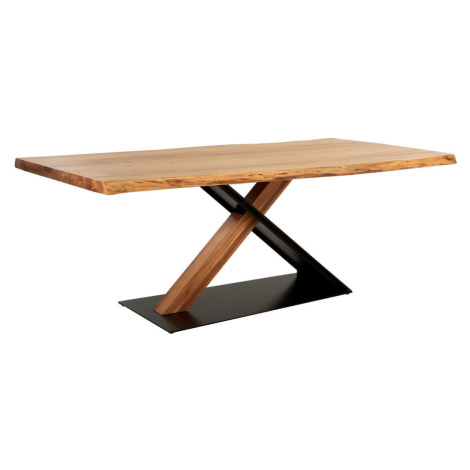 Linea Natura JEDÁLENSKÝ STÔL, akácia, čierna, farba akácie, 200/100/76 cm