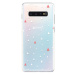 Plastové puzdro iSaprio - Abstract Triangles 02 - white - Samsung Galaxy S10+