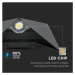 Záhradné LED nástenné svietidlo 5W, 3000K, 550lm, IP65, čierne VT-825 (V-TAC)