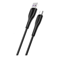 Nabíjací a dátový kábel USB, USB Type-C, 100 cm, 5000 mA, s ochranou proti nárazu, rýchle nabíja