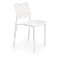 Stohovateľná jedálenská stolička K514 Biela