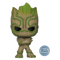 Funko POP! Marvel We Are Groot: Groot as Black Panther Special Edition